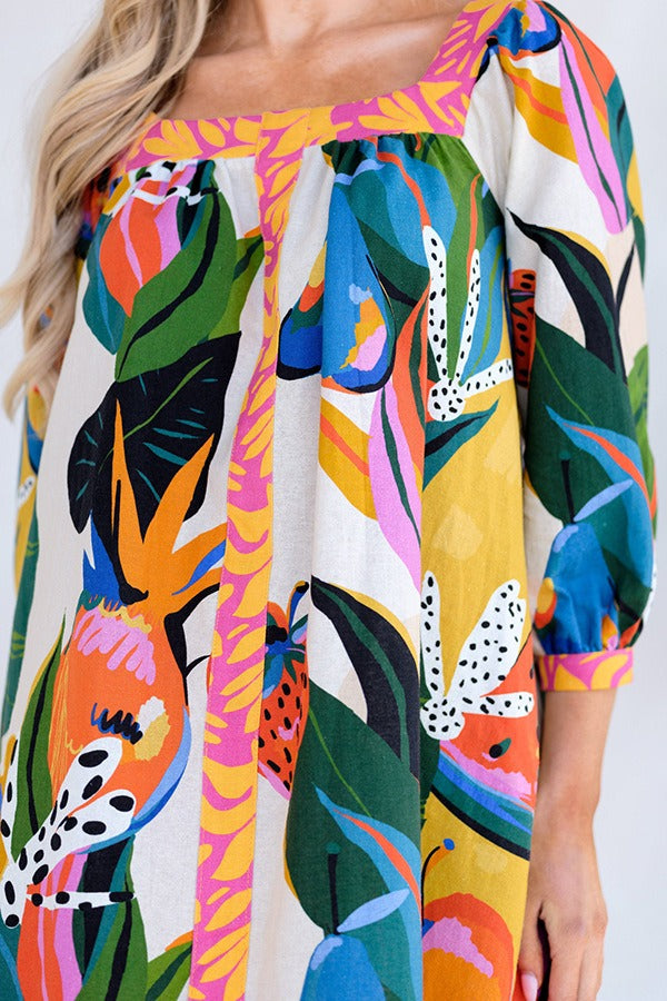Fleur Linen Jurk