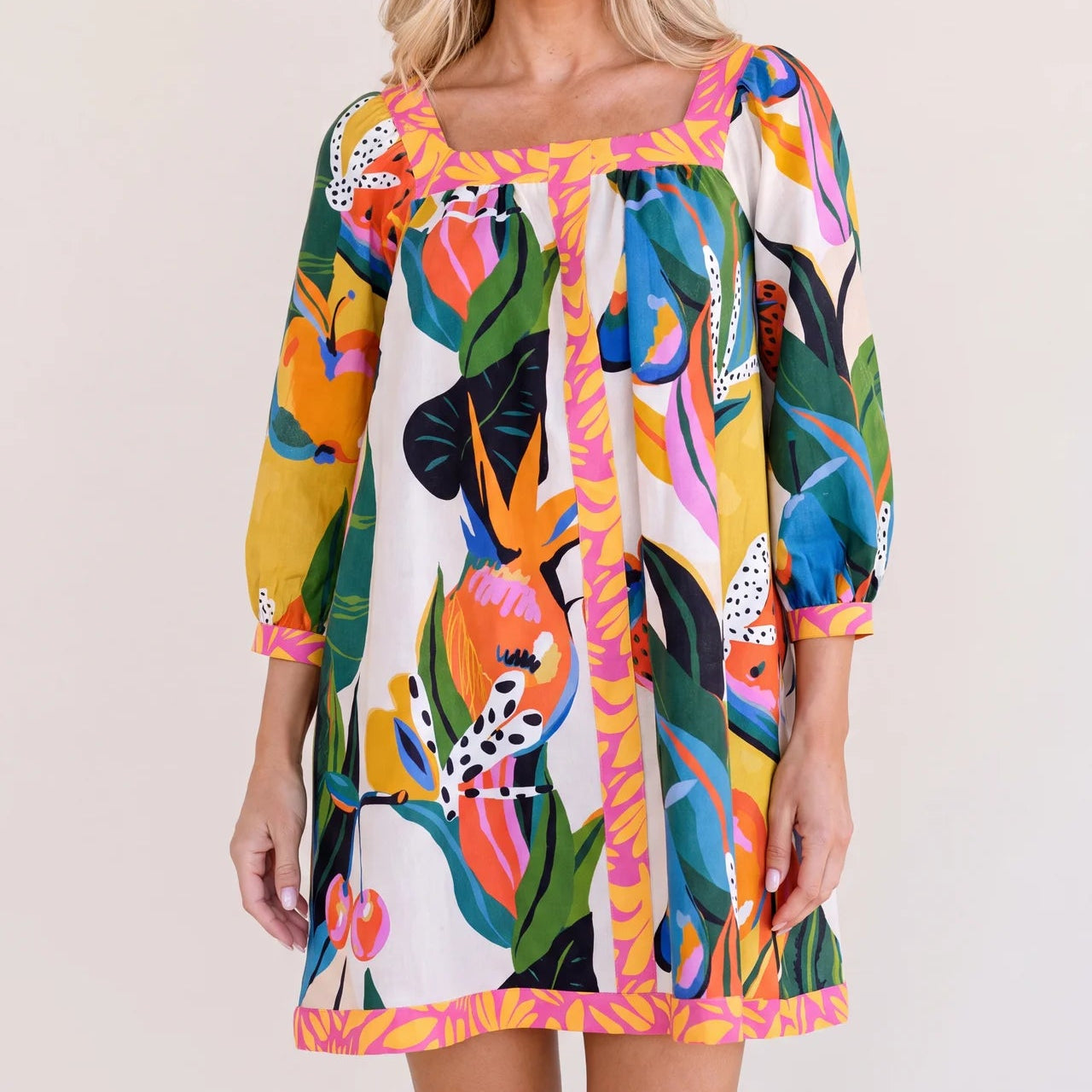 Fleur Linen Jurk