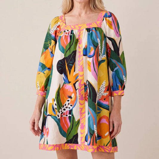 Fleur Linen Jurk
