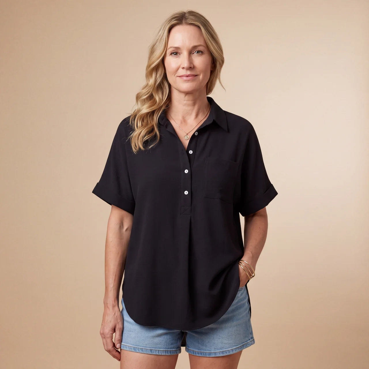 Renée Blouse met Zakken